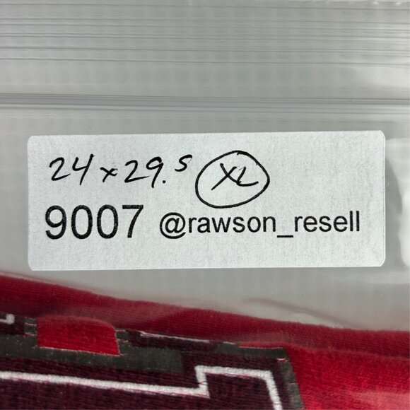 Tampa Bay Buccaneers Super Bowl Champions T Shirt Size XL XXXVII Red Graphic Y2K - Picture 5 of 5